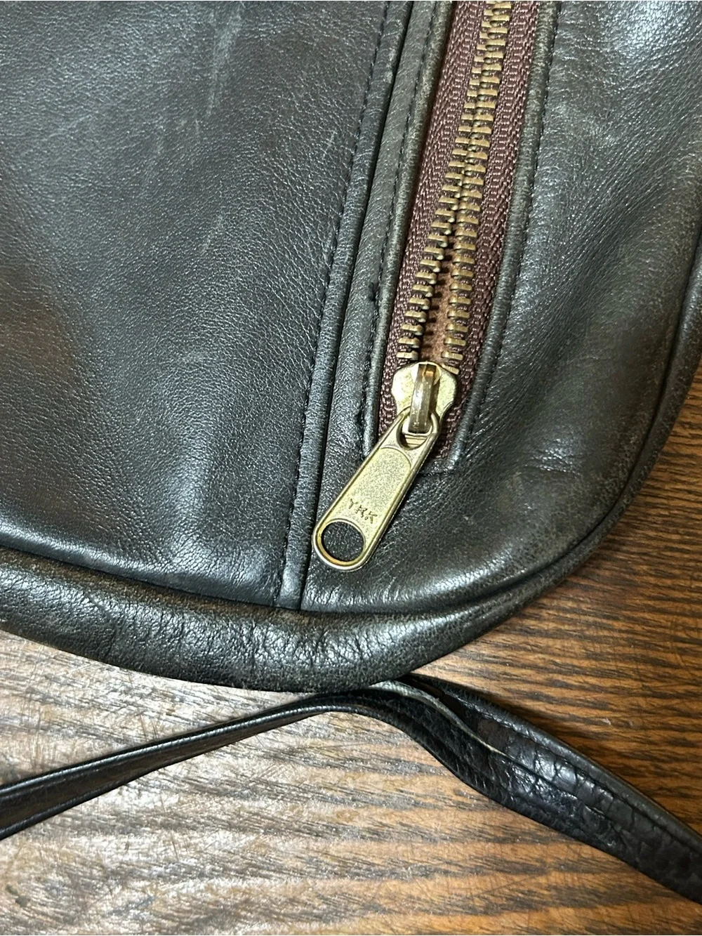 Classic Black Leather Crossbody Bag for Men